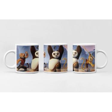 Imagem de Caneca de Porcelana Desenho Kung Fu Personalizada Md12 - Like Geek