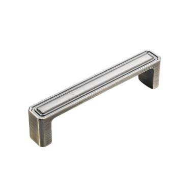 Imagem de Maçanetas de porta de armazenamento de armário, maçanetas de gaveta de banheiro retrô antigas, maçanetas de armário, maçanetas de latão para portas de armário, 6079,96 mm, verde