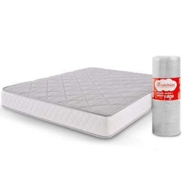 Imagem de Colchão Queen Espuma D28 A Vácuo Ortopédica Certificada 158x198x17cm - bf Colchões