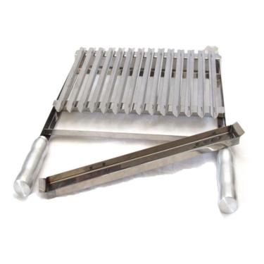 Imagem de Grelha Para Churrasqueira Argentina Parrilha Inox 45Cm