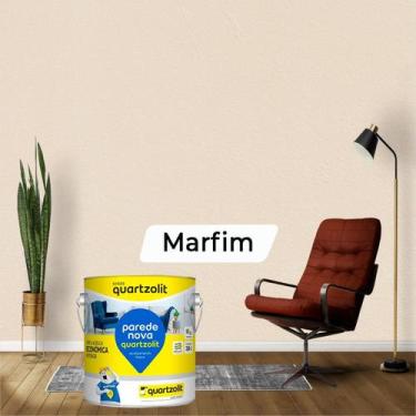 Imagem de Tinta Latex Acrilica Antimofo Lata Fosco Economica 3,6 L - Kit C/ 2 - 