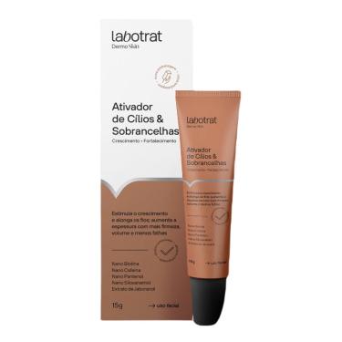 Imagem de Ativador de Crescimento de Cílios e Sobrancelhas labotrat com Nanotecnologia 15g Alonga e deixa os Cílios mais Espessos