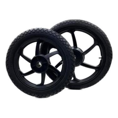 Imagem de Jogo De Roda Biz 125 06 Á 21 com Pneu Montado + Camara