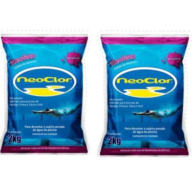 Imagem de Kit 2 Sulfato De Alumínio Controle De Ph E Limpador Piscinas - Geral