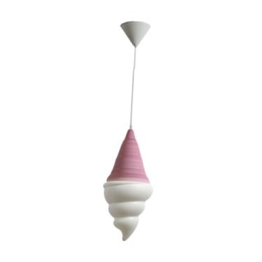 Imagem de WeiLaiKeQi Lustre de lustre de sorvete Iluminação de restaurante Nórdica Lâmpada decorativa leve para o corredor da sala de jantar da cozinha, Rosa