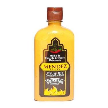 Imagem de Molho Pimentas Mendez Chipotle 450ml - Defumado - Sem Glúten, Pimenta,