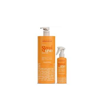 Imagem de Glatten Semi di Lino Shampoo 1 L e Leave-in