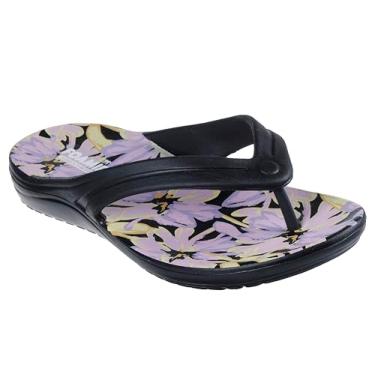 Imagem de Skechers Chinelo feminino, Preto/Multi, 38