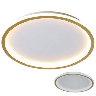 Imagem de Lustre Plafon LED 3 em 1 Iluminaçao Minimalista Casa Quarto Sala de Es