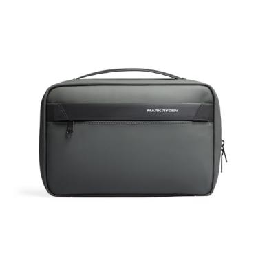 Imagem de MARK RYDEN Bolsa de higiene grande resistente à água para homens | Organizador de viagem tamanho familiar (27 cm C x 17 cm L) | Kit de barbear e bolsa de maquiagem com bolsos à prova d'água, zíperes