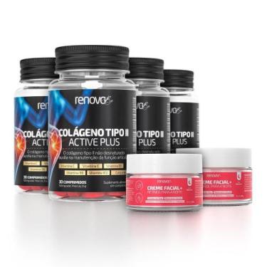 Imagem de 4 Potes Colágeno Tipo 2 Ossos E Articulações - Renova Be