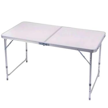 Imagem de Mesa Prática Dupla 120x60 cm Vira Maleta MOR