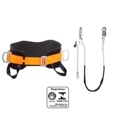 Imagem de KIT Cinturão Abdominal  + Talabarte De Posicionamento em Corda.  - SAF