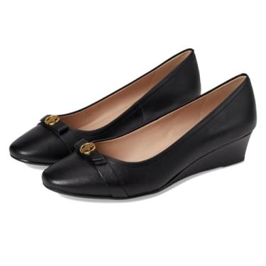 Imagem de Cole Haan Malta Wedge feminino, Couro preto, 37