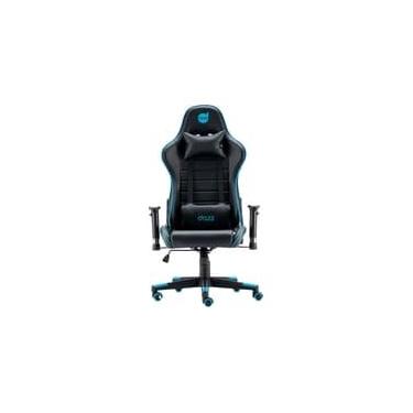 Imagem de Cadeira Gamer DAZZ PRIME X V2, para Até 140KG, Inclinação 180 Grau, Claase 4, Preto e Azul - 62000155