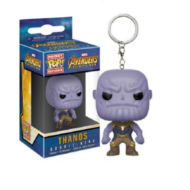 Imagem de Chaveiro Funko Pop Keychain Personagem Filmes, Rocks, Série, Thanos