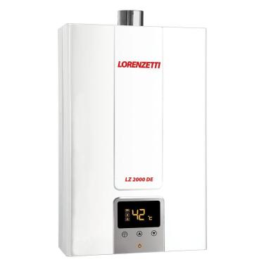 Imagem de Aquecedor de Água a Gás GN Lorenzetti Digital 20L/min Branco  LZ2000DE