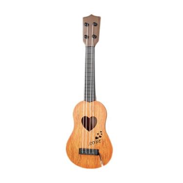 Imagem de JunZheHub Ukulele Infantil de Quatro Cordas, Violão de Cor Aleatória, Brinquedo Musical para Iniciantes