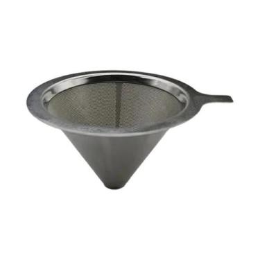 Imagem de Suporte De Filtro De Café Reutilizável De Aço Inoxidável De Camada Dup