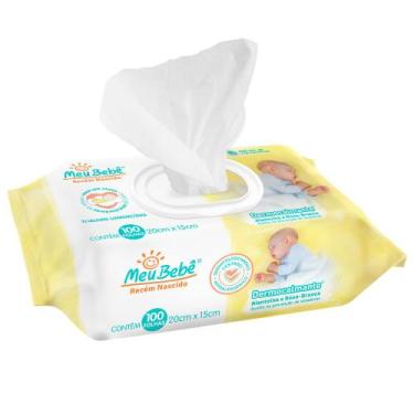 Imagem de Toalhas Umedecidas Meu Bebê Recém Nascido 100 Unidades