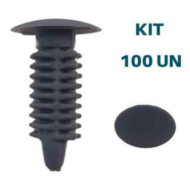 Imagem de 100 grampo rebite plastico forro interno 25mm pinheirinho - Indústria 