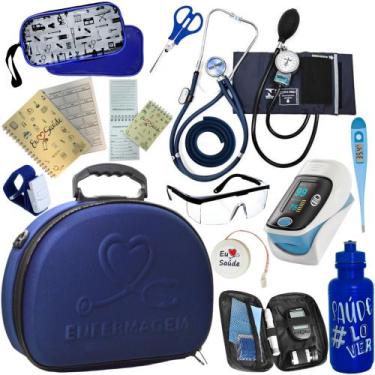 Imagem de Kit Enfermagem Super Luxo Maleta Exclusiva Completo - PA MED/ PREMIUM/