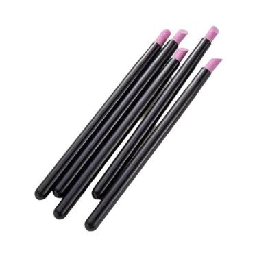Imagem de Conjunto De Pincéis Ultrafinos Rosa Para Arte Em Unhas Francesas, 5 Pe
