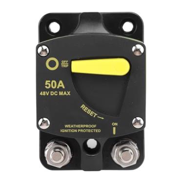 Imagem de YWBL-WH Redefinir Manual Interruptor de Alteração Automática 12 V a 48 V DC para Motores de Trolling e Sistemas Solares Ni -Plando Cobre (50a)