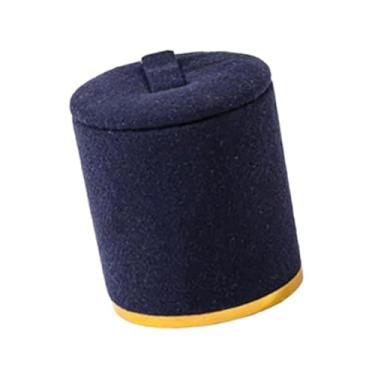 Imagem de YIJU Expositor de anéis para mulheres e meninas, organizador, mini suporte para joias, anéis de aniversário, lojas de shopping, balcões de varejo, Azul-marinho