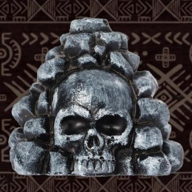 Imagem de Apito da morte asteca, alcança mais de 125 decibéis, gritos reais, colecionáveis, tradicionais, asteca, apito da morte, mais alto, autêntico, som humano, gritos, altos, fantasias de Halloween para