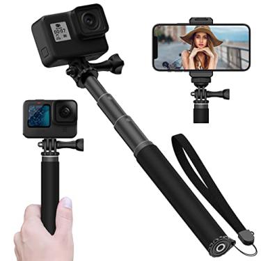 Imagem de Mini monopé de bastão de selfie para GoPro Hero 13 DJI Osmo Action 5 Pro DJI Action 4 3