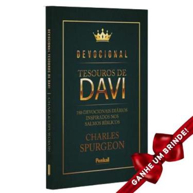 Imagem de Livro Devocional Tesouros de Davi  Charles Spurgeon Cristão Evangélico