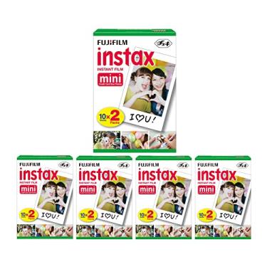 Imagem de Fujifilm Instax Mini Instant Film, pacote com 10 folhas de 5 × 2 (100 folhas) – Produto não autorizado