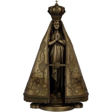 Imagem de Estátua Religiosa Imagem Nossa Senhora de Aparecida (Cor Ouro Velho)