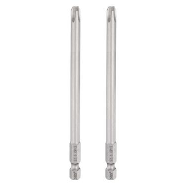 Imagem de HARFINGTON 2 peças de chave de fenda Phillips número 3 PH3, haste sextavada de 1/10.2 cm, 110 mm de comprimento, haste de 0,6 cm, broca magnética de cabeça cruzada S2 de aço para ferramentas elétricas