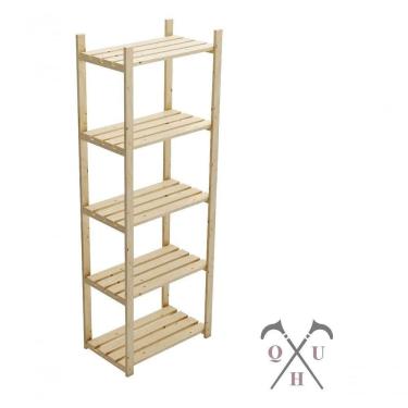 Imagem de Kit Estante Estante Armário De Quarto 140X50Cm E Porta Sapatos Dobraveis Dupla Prateleira Madeira