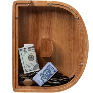 Imagem de Carta infantil extra grande de madeira para cofrinhos de 30 cm