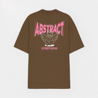 Imagem de Camiseta Oversized Abstract Streetwear Algodão Anjo StreetWear-Unissex