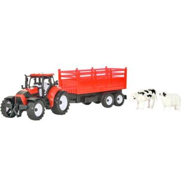 Imagem de Trator Fricção Max Boiadeiro Fazendinha Brinquedo Menino - Adijomar Br