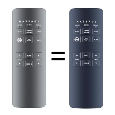 Imagem de Novo controle remoto de cama ajustável RF258B de substituição compatível com Beautyrest SmartMotion 2.0 Serta Motion Plus Ergomotion Massage TEMPUR-Pedic JLDK.27.03.06 RF258B
