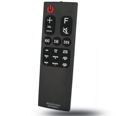 Imagem de AKB75595401 Controle remoto de barra de som de substituição adequado para o sistema de alto-falante LG Sound Bar SK5R SK5Y SJ4R SK8Y Sk10y Sk6y Sk9y SJ5Y Sj4y SPK5B-W SPJ4-S SPJ4B-W Spk8-w Spj5b-w S65S3-S SPK5BW SPJ4S 4BW Spkk 8W