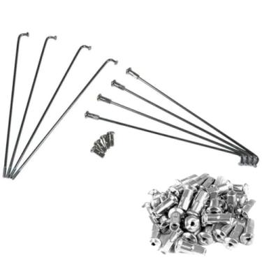 Imagem de Scud Jogo de Raios para Roda Traseira, 3,5mm, Zincado, Compatível com Bros 125/150 com Freio a Tambor