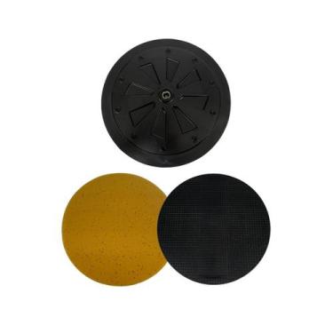 Imagem de Kit Discos 380mm Esponja+Polipropileno p/ Desempenadeira - Menegotti