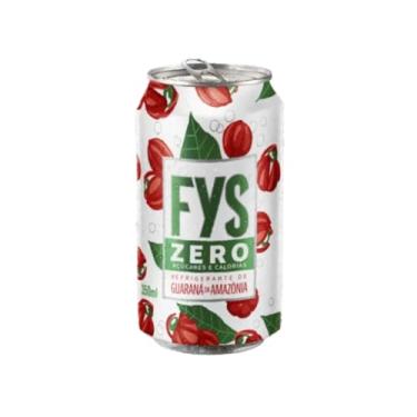 Imagem de Kit 6 Latas FYS 350ml - ÁGUA TÔNICA OU REFRIGERANTE ZERO (350ml, 6x Guaraná Zero)