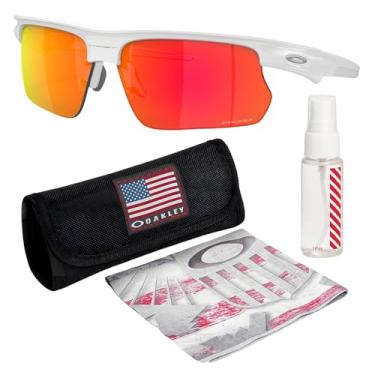 Imagem de OAKLEY Óculos de sol BISPHAERA OO9400 PRIZM com kit oficial de óculos, Branco polido, 68 mm