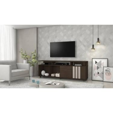 Imagem de Rack Atraente Para Tv 70" JCM Movelaria - Café Soft/Off