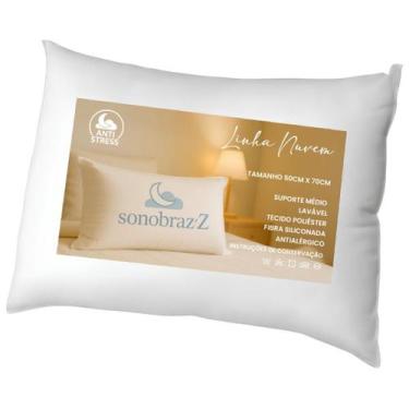 Imagem de Travesseiro Antialérgico 50cmx70cm Poliester Anti-stress Sonobraz'z