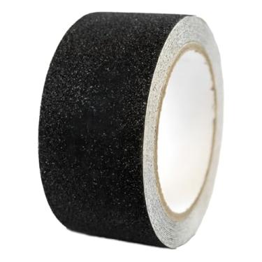 Imagem de Fita Antiderrapante Externa Rampa Áreas Úmidas 5 Metros (Preto, 50mm x 5m)