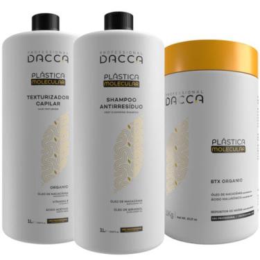 Imagem de Kit Progressiva Sem Formol Btx Orgânico Profissional 3 Produtos - Dacc