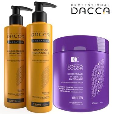 Imagem de Kit Shampoo Condicionador Hidratação Matizante Profissional - DACCA PR